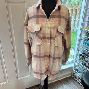 Stylish Plaid Top/Jacket